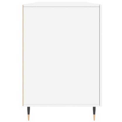Scrivania Bianca 140x50x75 cm in Legno Multistrato - homemem39