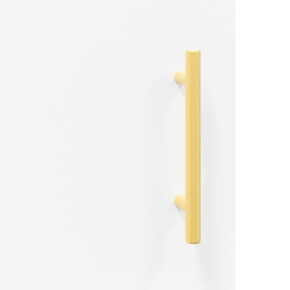 Scrivania Bianca 140x50x75 cm in Legno Multistrato - homemem39