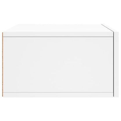 Comodino a Muro Bianco 35x35x20 cm | homemem39