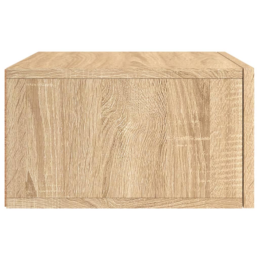 Comodino a Muro Rovere Sonoma 35x35x20 cm | homemem39
