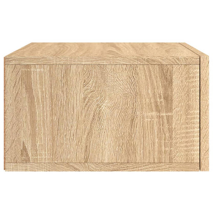 Comodino a Muro Rovere Sonoma 35x35x20 cm | homemem39