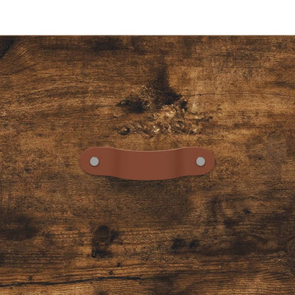 Comodino a Muro Rovere Fumo 35x35x20 cm | homemem39