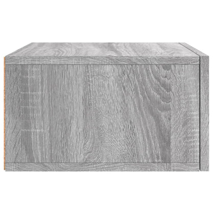 Comodini a Muro 2 pz Grigio Sonoma 35x35x20 cm - homemem39