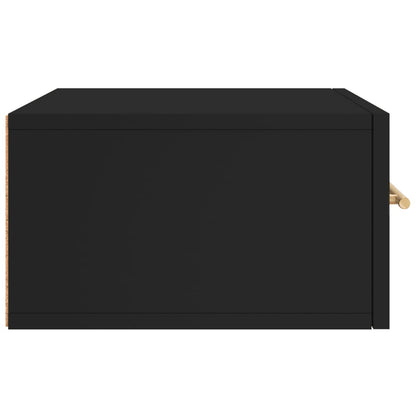 Wall-mounted bedside tables 2 pcs Black 35x35x20 cm