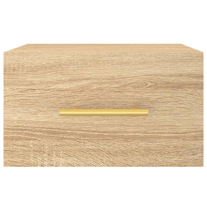 Comodini a Muro 2 pz Rovere Sonoma 35x35x20 cm - homemem39