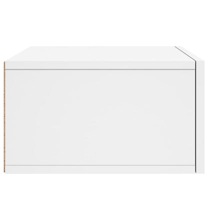 Comodini a Muro 2 pz Bianchi 35x35x20 cm