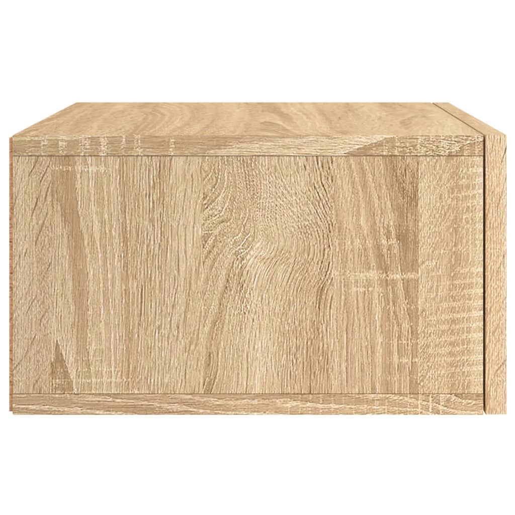 Comodino a Muro Rovere Sonoma 35x35x20 cm | homemem39