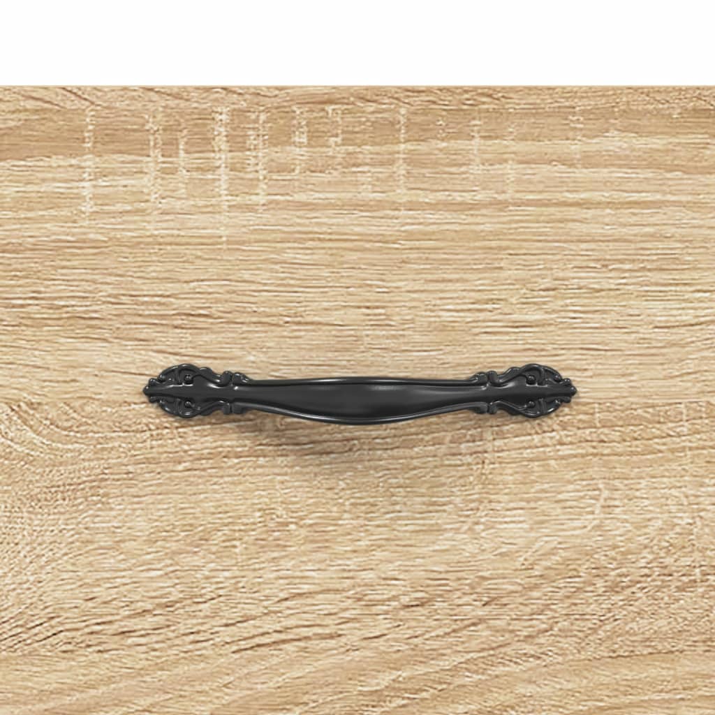 Comodino a Muro Rovere Sonoma 35x35x20 cm | homemem39
