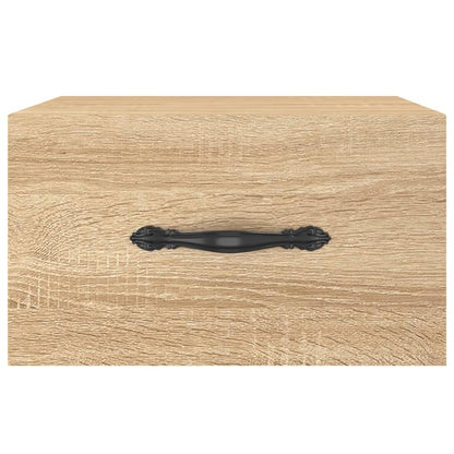 Comodini a Muro 2 pz Rovere Sonoma 35x35x20 cm | homemem39