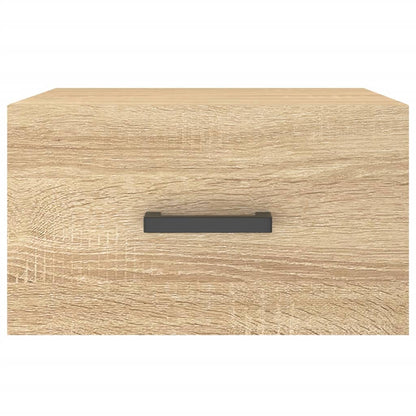 Comodino a Muro Rovere Sonoma 35x35x20 cm