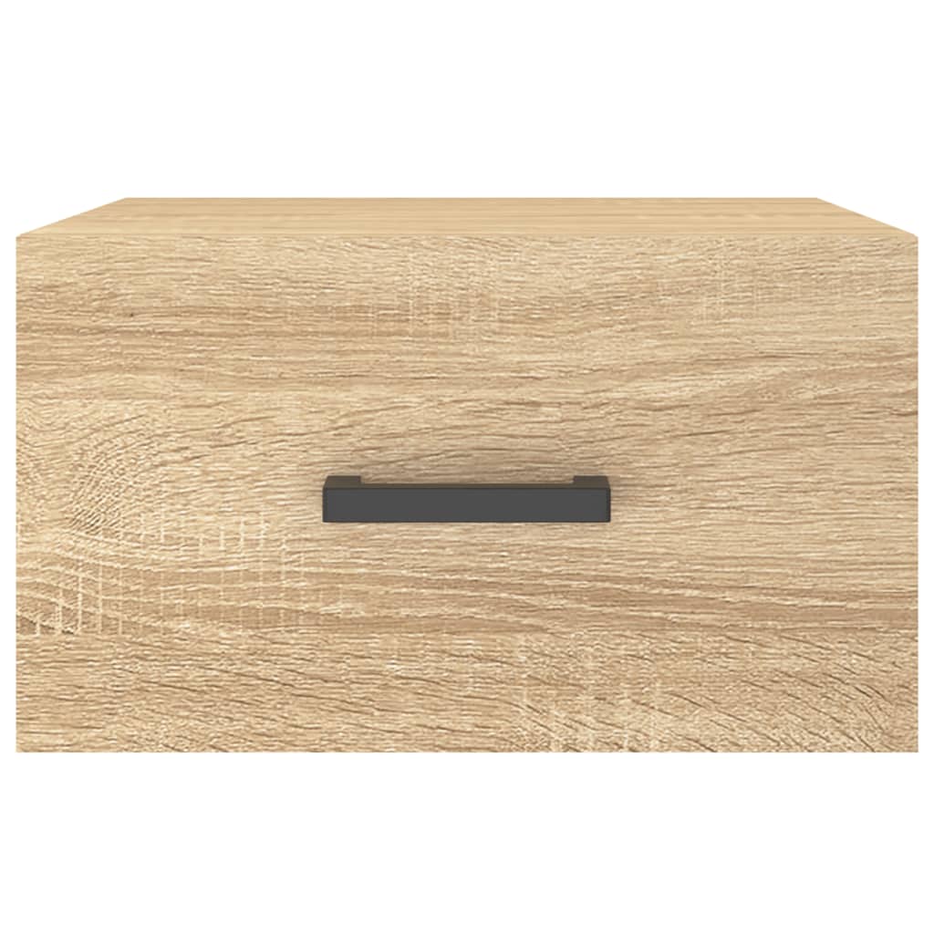 Comodini a Muro 2 pz Rovere Sonoma 35x35x20 cm | homemem39