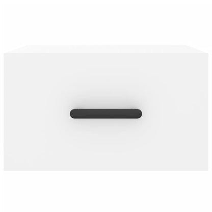 Comodini a Muro 2 pz Bianchi 35x35x20 cm | homemem39