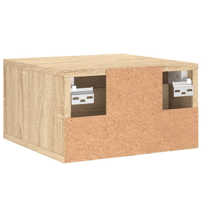 Comodino a Muro Rovere Sonoma 35x35x20 cm | homemem39