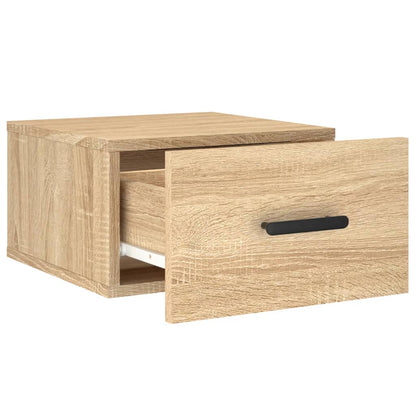Comodini a Muro 2 pz Rovere Sonoma 35x35x20 cm | homemem39
