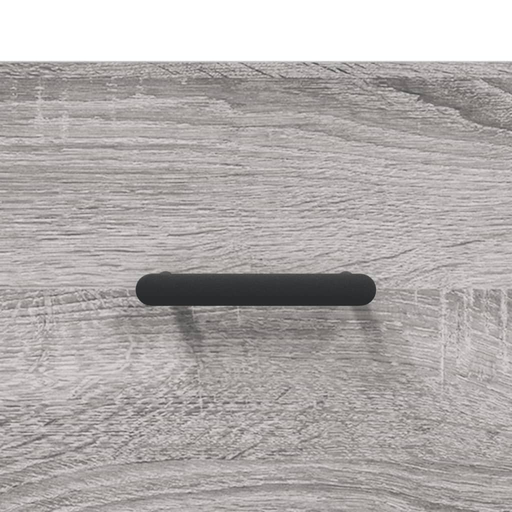 Comodino a Muro Grigio Sonoma 35x35x20 cm | homemem39