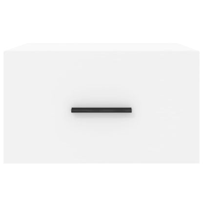 Comodino a Muro Bianco 35x35x20 cm | homemem39