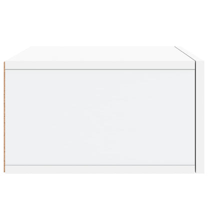Comodino a Muro Bianco 35x35x20 cm | homemem39
