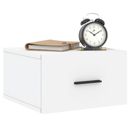 Comodini a Muro 2 pz Bianchi 35x35x20 cm | homemem39