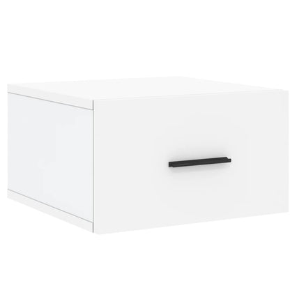 Comodini a Muro 2 pz Bianchi 35x35x20 cm | homemem39