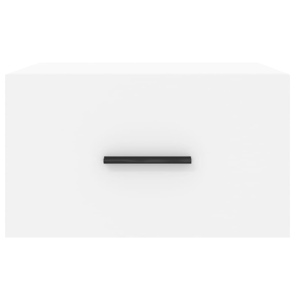 Comodini a Muro 2 pz Bianchi 35x35x20 cm | homemem39