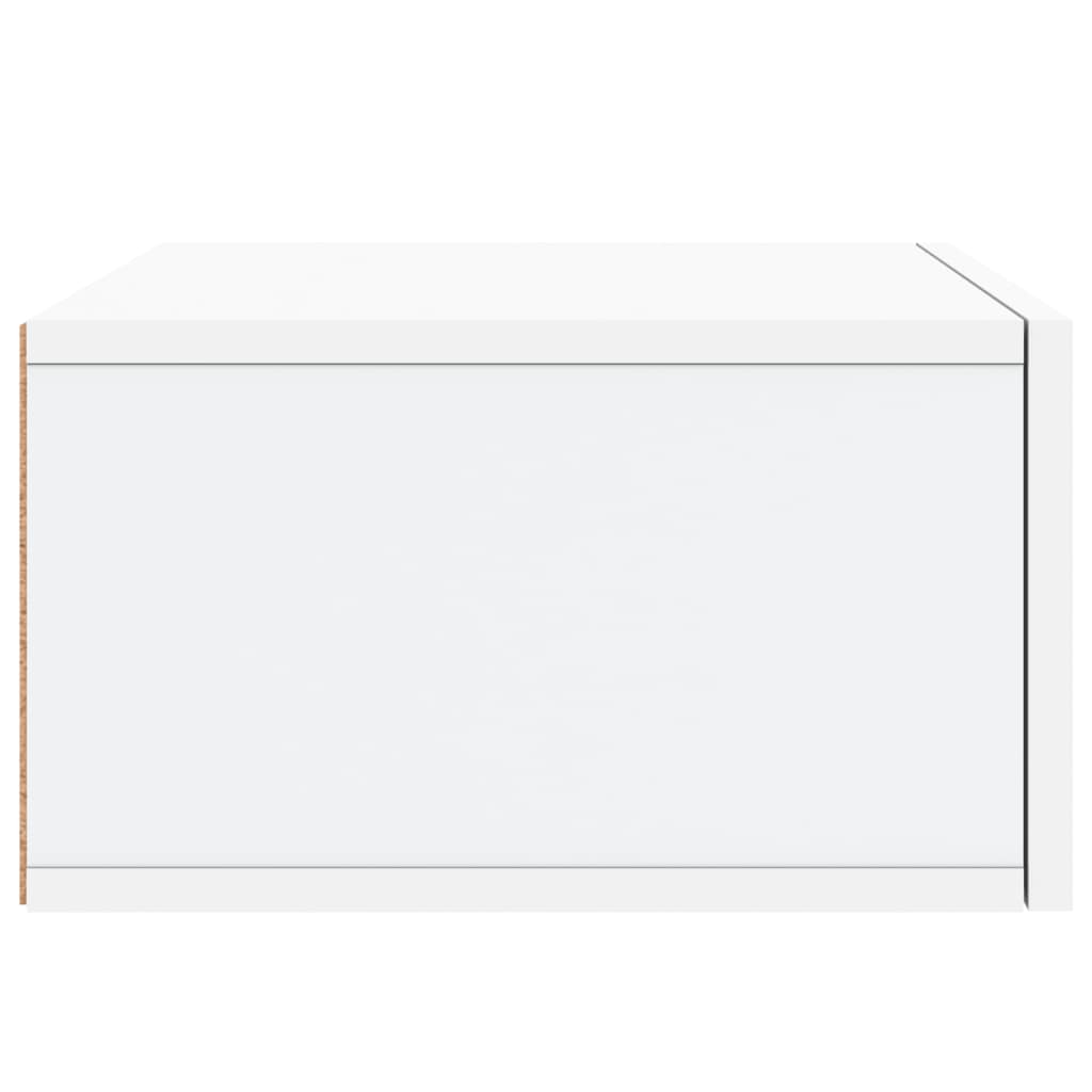 Comodini a Muro 2 pz Bianchi 35x35x20 cm | homemem39