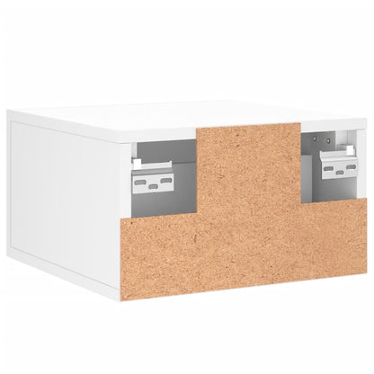 Comodini a Muro 2 pz Bianchi 35x35x20 cm | homemem39