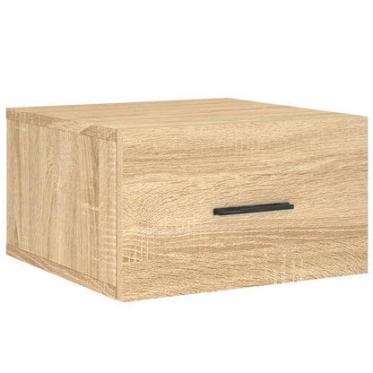 Comodino a Muro Rovere Sonoma 35x35x20 cm | homemem39