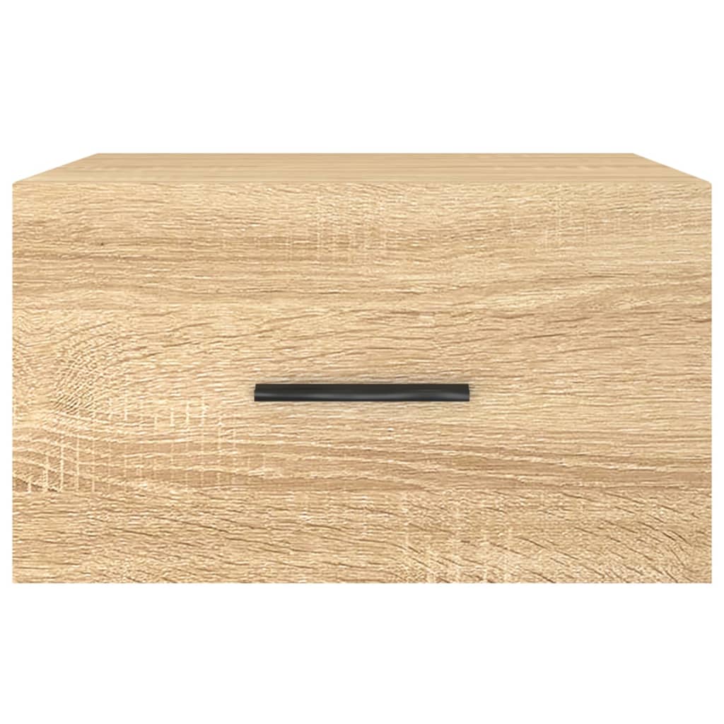 Comodino a Muro Rovere Sonoma 35x35x20 cm | homemem39