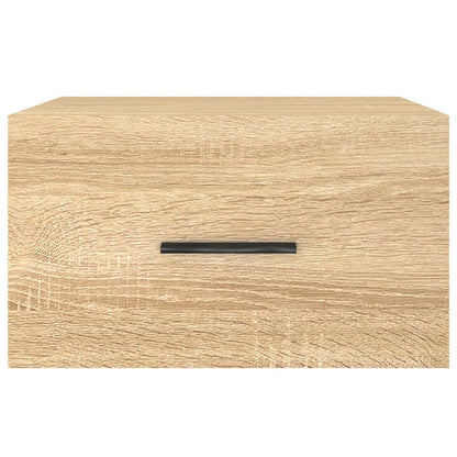 Comodino a Muro Rovere Sonoma 35x35x20 cm | homemem39