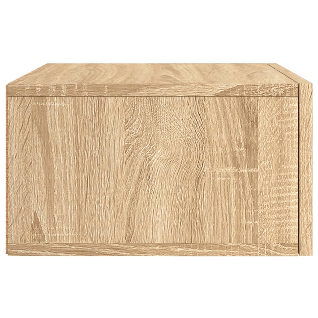 Comodino a Muro Rovere Sonoma 35x35x20 cm | homemem39