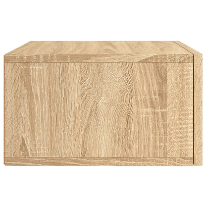 Comodino a Muro Rovere Sonoma 35x35x20 cm | homemem39