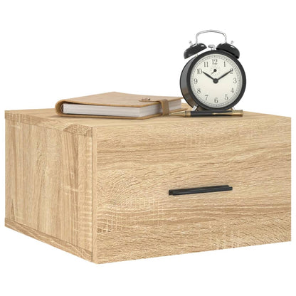 Comodini a Muro 2 pz Rovere Sonoma 35x35x20 cm | homemem39