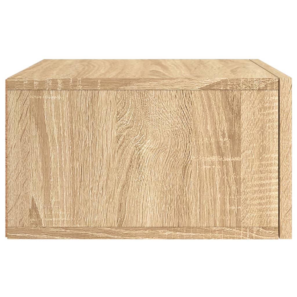 Comodini a Muro 2 pz Rovere Sonoma 35x35x20 cm | homemem39
