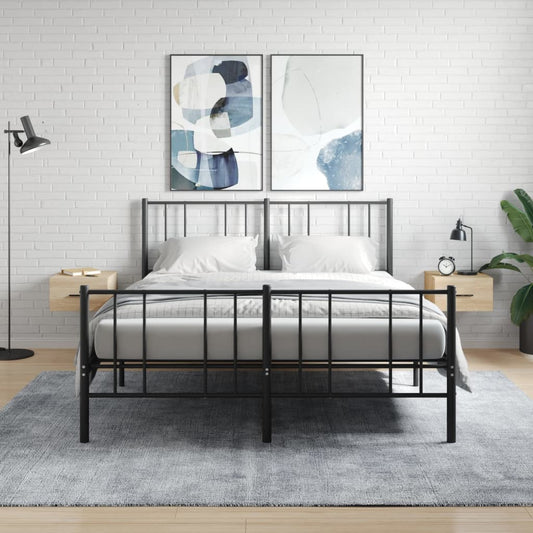 Comodini a Muro 2 pz Rovere Sonoma 35x35x20 cm | homemem39