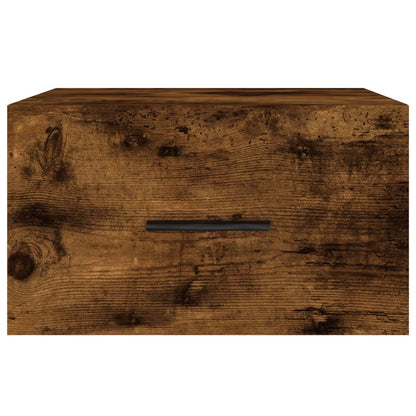 Comodino a Muro Rovere Fumo 35x35x20 cm | homemem39