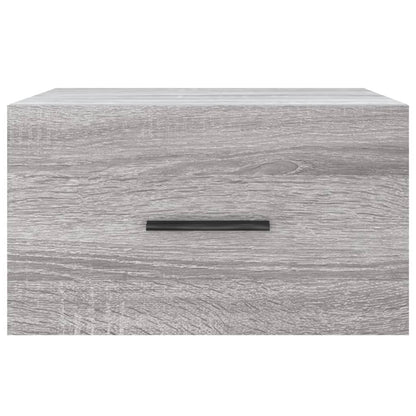 Comodino a Muro Grigio Sonoma 35x35x20 cm | homemem39