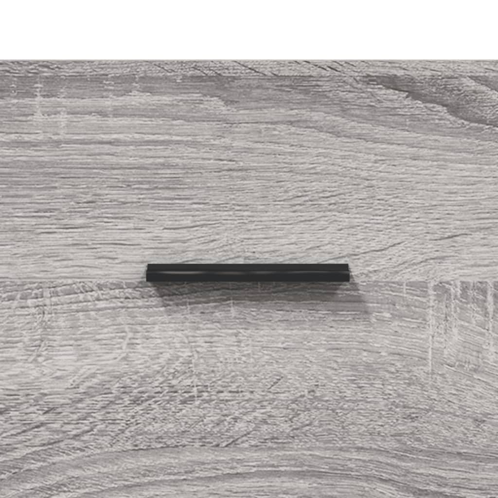Comodino a Muro Grigio Sonoma 35x35x20 cm | homemem39