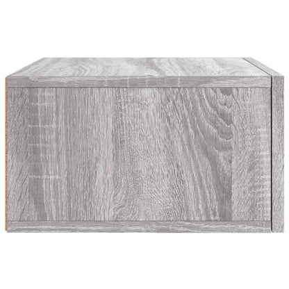 Comodini a Muro 2 pz Grigio Sonoma 35x35x20 cm