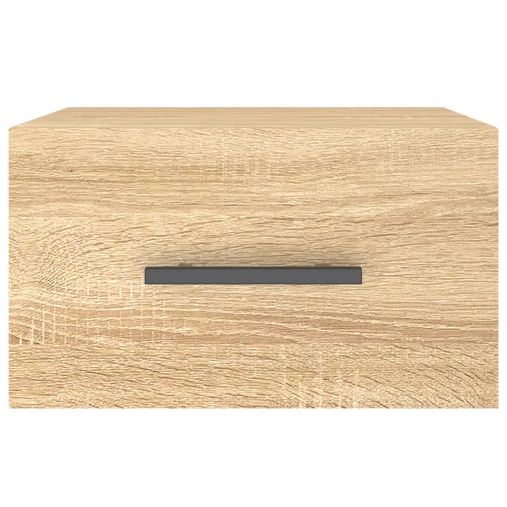 Comodino a Muro Rovere Sonoma 35x35x20 cm | homemem39
