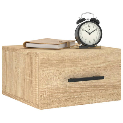 Comodini a Muro 2 pz Rovere Sonoma 35x35x20 cm | homemem39