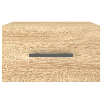 Comodini a Muro 2 pz Rovere Sonoma 35x35x20 cm | homemem39