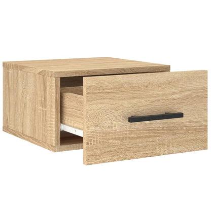 Comodini a Muro 2 pz Rovere Sonoma 35x35x20 cm | homemem39