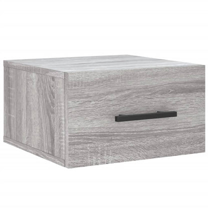 Comodino a Muro Grigio Sonoma 35x35x20 cm | homemem39