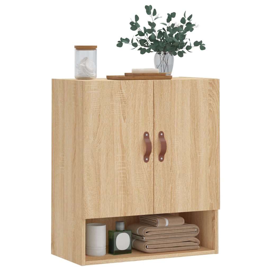 Armadietto a Muro Rovere Sonoma 60x31x70 cm Legno Multistrato | homemem39