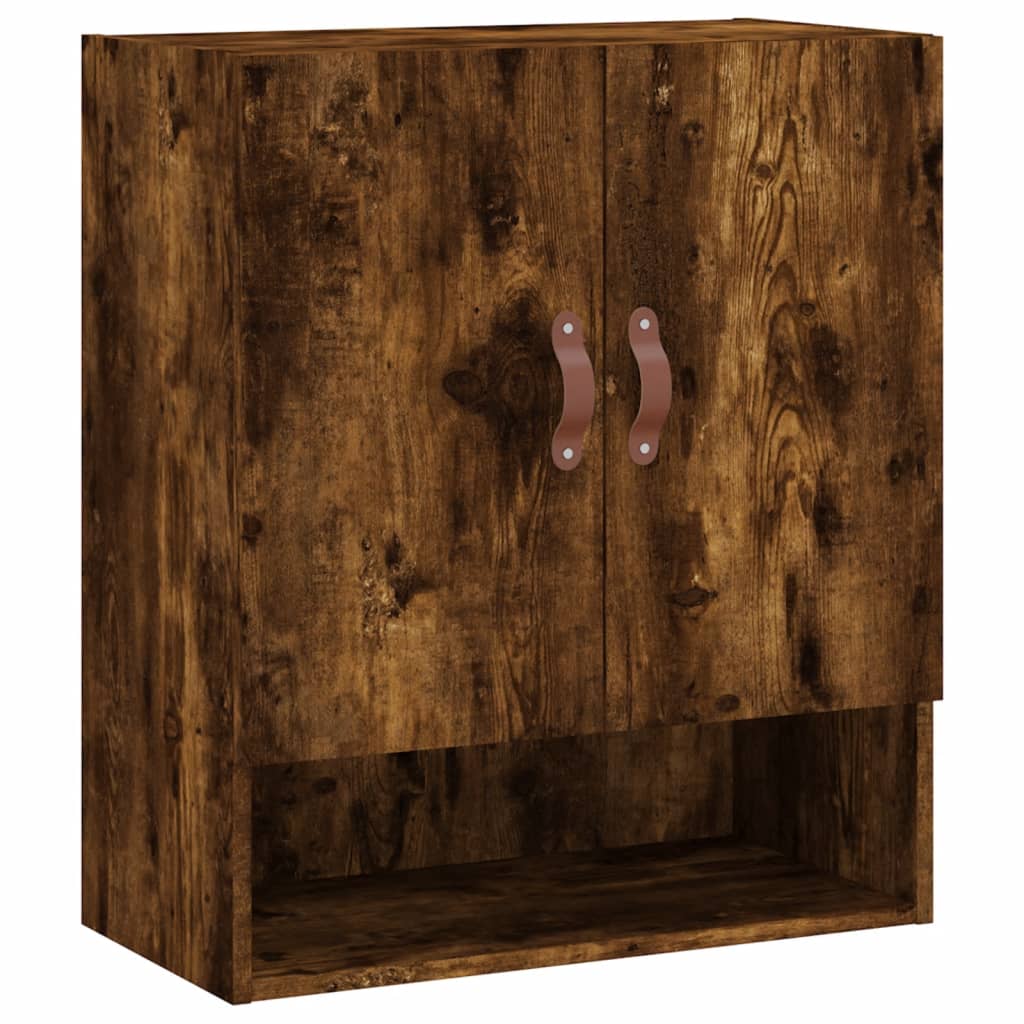 Armadietto a Muro Rovere Fumo 60x31x70 cm in Legno Multistrato | homemem39