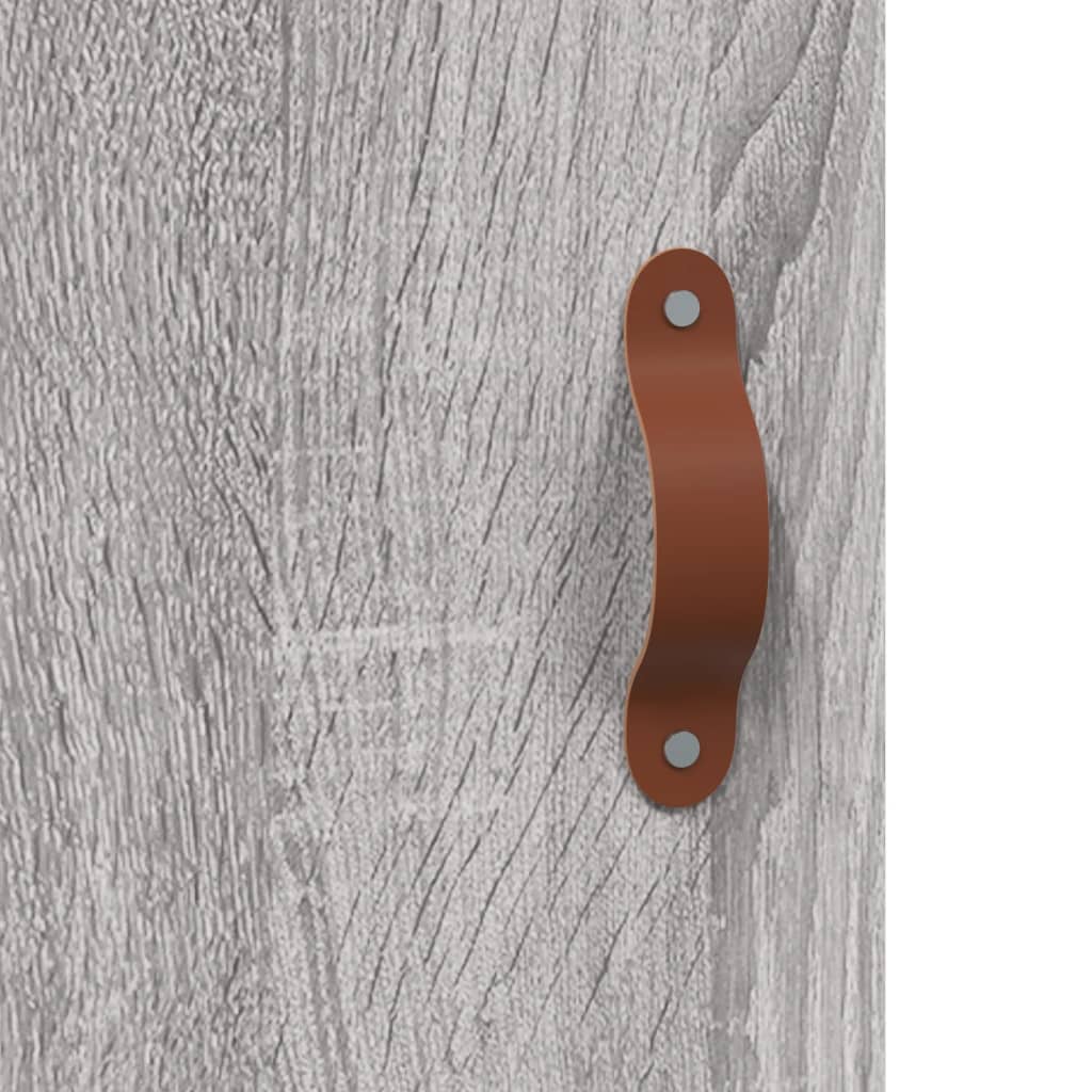 Armadietto a Muro Grigio Sonoma 60x31x70cm in Legno Multistrato | homemem39