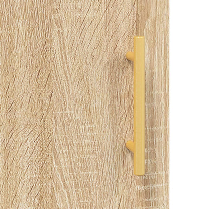 Armadietto a Muro Rovere Sonoma 60x31x70 cm Legno Multistrato