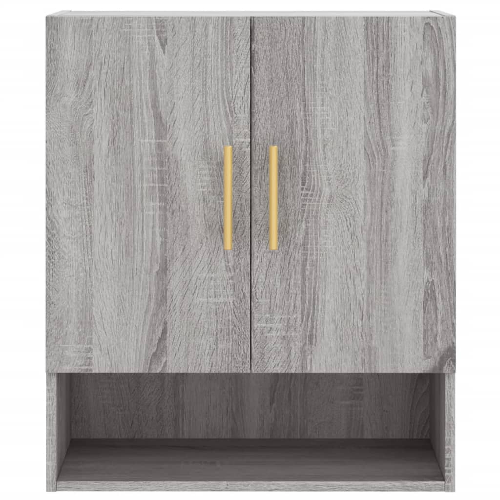 Armadietto a Muro Grigio Sonoma 60x31x70cm in Legno Multistrato | homemem39