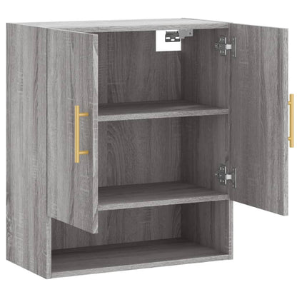 Armadietto a Muro Grigio Sonoma 60x31x70cm in Legno Multistrato | homemem39