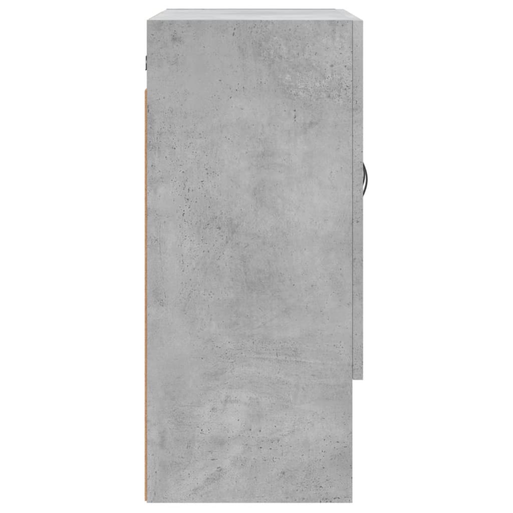 Armadietto a Muro Grigio Cemento 60x31x70 cm Legno Multistrato | homemem39